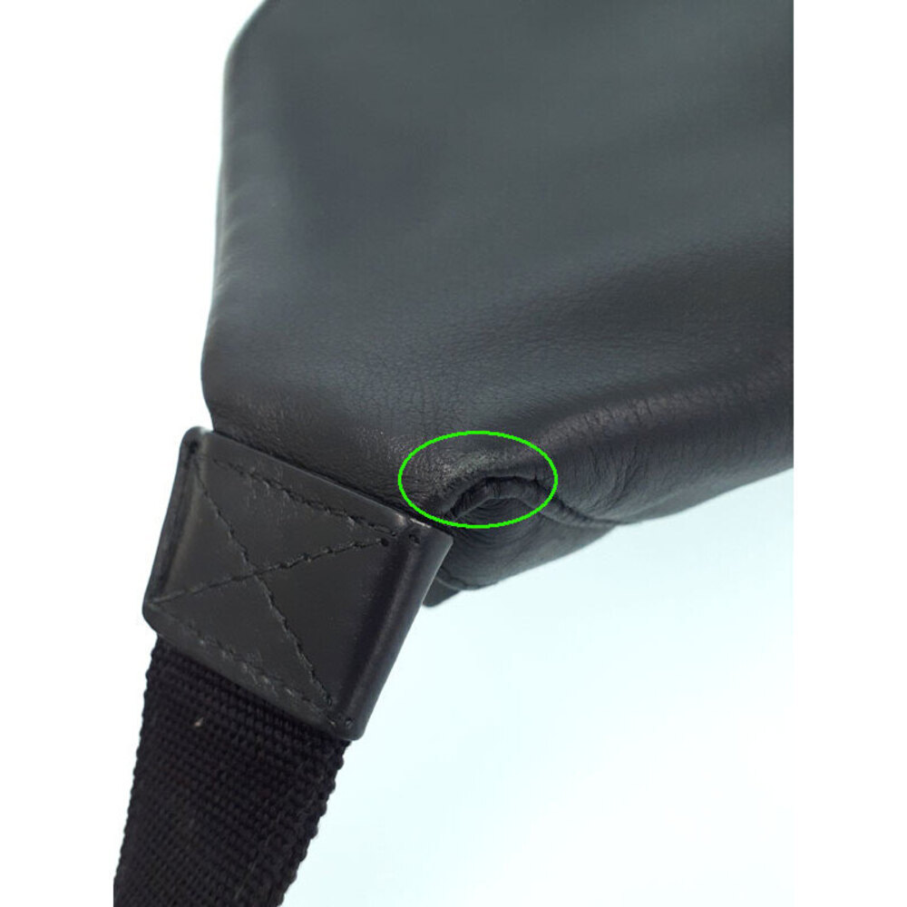 BALENCIAGA Logo Belt Crossbody Bum Bag Black - Picture 7 of 9